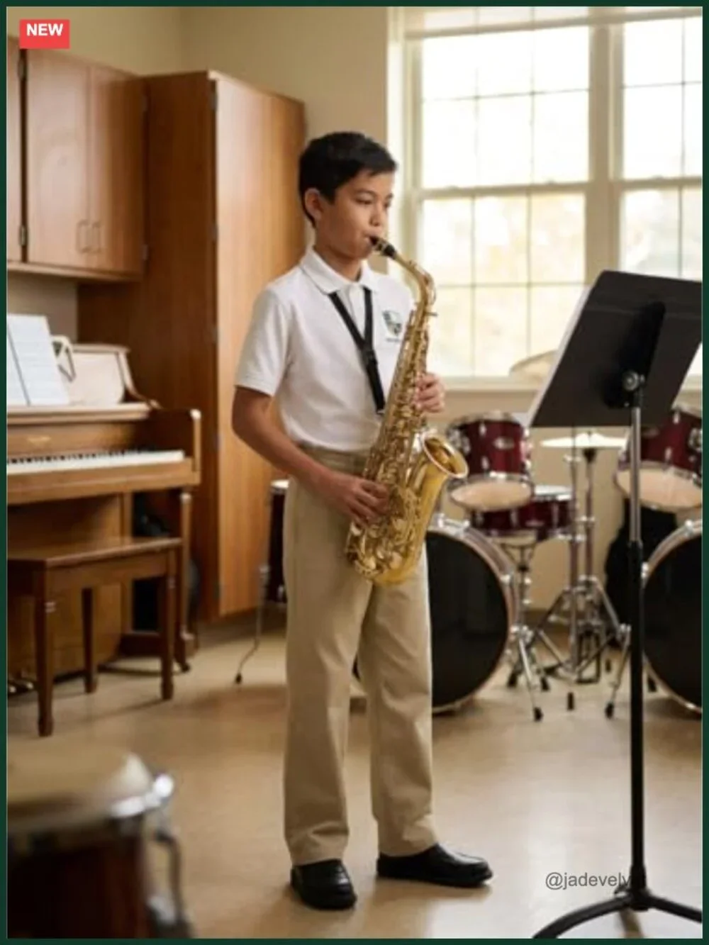 Boys School Uniform Pants Adjustable Waist Cotton Regular Slacks